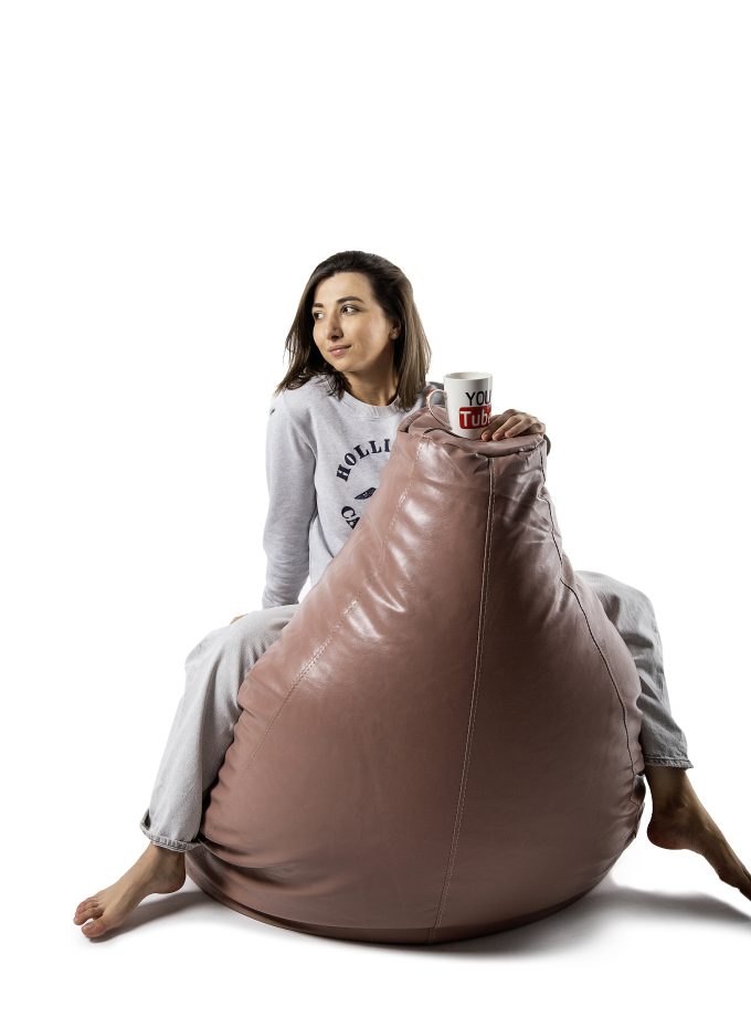Peach Bean Bag