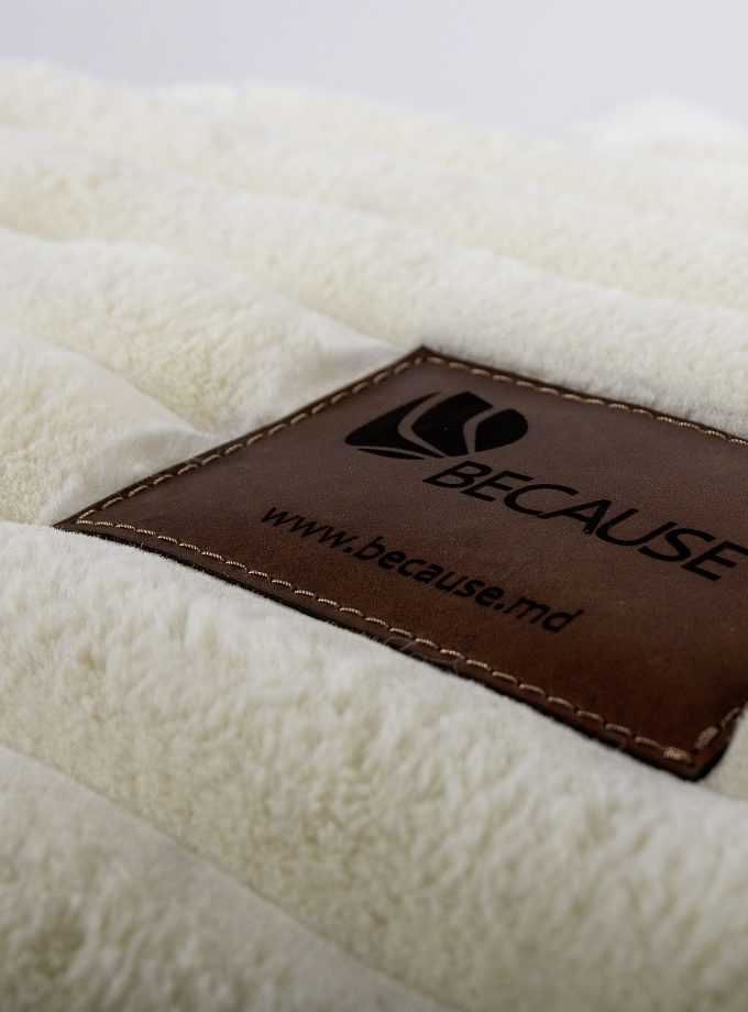 White Soft Bean Bag and Pouf